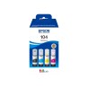 Epson EcoTank 104 Multipack NCMY - Pack d'Encres Authentiques pour Impressions Durables