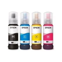 Epson EcoTank 104 Multipack NCMY - Pack d'Encres Authentiques pour Impressions Durables
