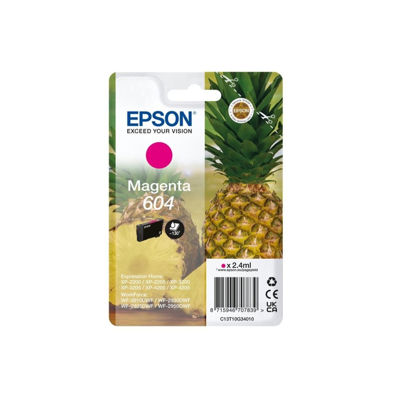 Epson Ananas - 604 Magenta – Cartouches d’Encre | Original Epson