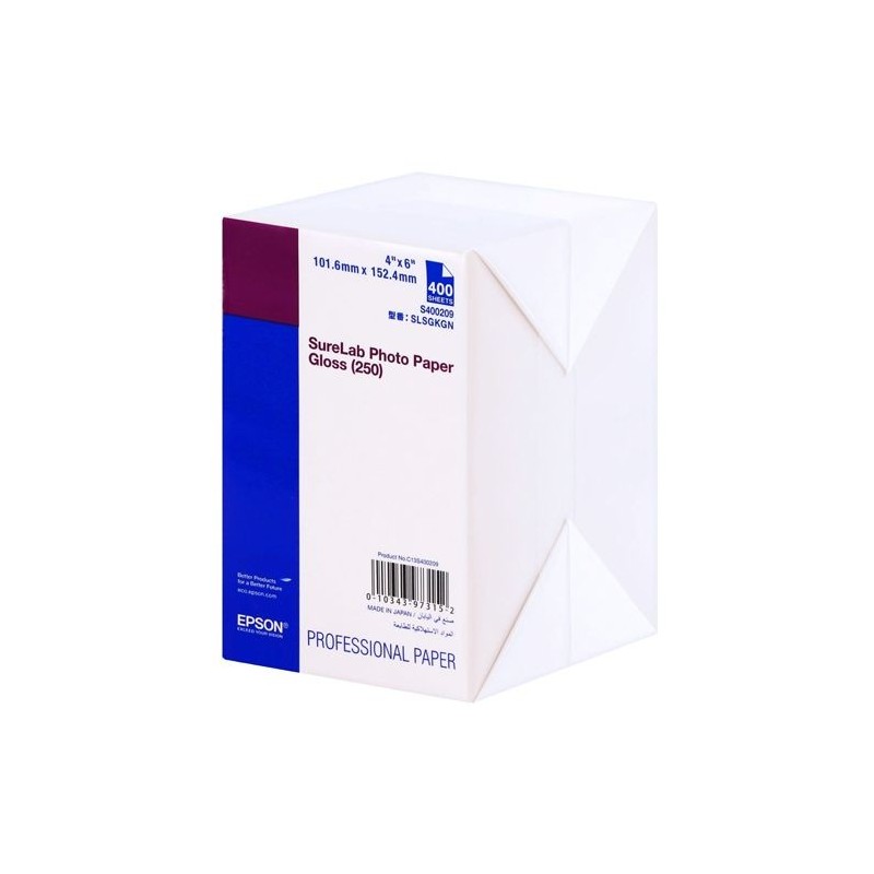SureLab Photo Paper Gloss (250) 10cmx15cm 400sheets