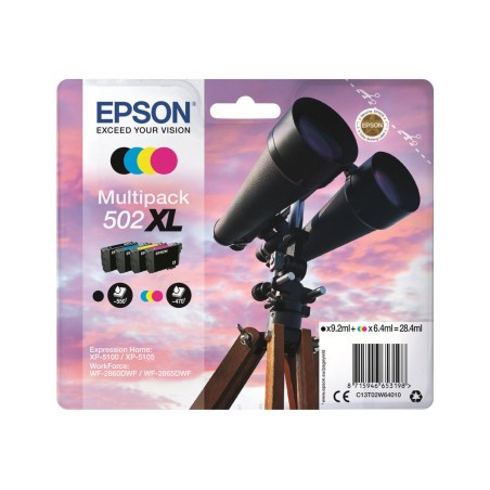 Epson Pack Jumelles 502XL NCMY - Multipack de 4 Cartouches d'Encre Haute Capacité