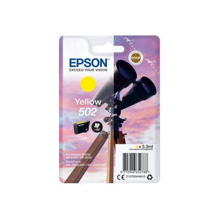Epson 502 Jaune Jumelles – Cartouche d’Encre Standard | Officielle Epson
