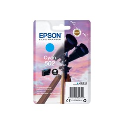 Epson 502 Cyan Jumelles – Cartouche d’Encre Standard | Officielle Epson