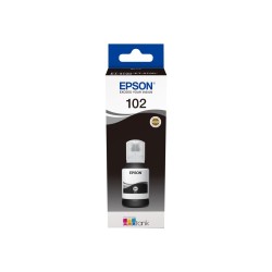 Epson EcoTank 102 Noire - Encre Authentique 127ml pour Impressions Durables