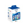 Epson EcoTank 102 Multipack NCMY - Pack d'Encres Authentiques pour Impressions Durables