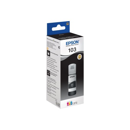 Epson EcoTank 103 Noire - Encre Authentique 65ml pour Impressions Durables