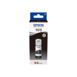 Epson EcoTank 103 Noire - Encre Authentique 65ml pour Impressions Durables